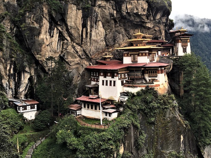 Tiger's Nest or Taktsang Lhakhang situated in Paro Valley in Bhutan by Visit Bhutan